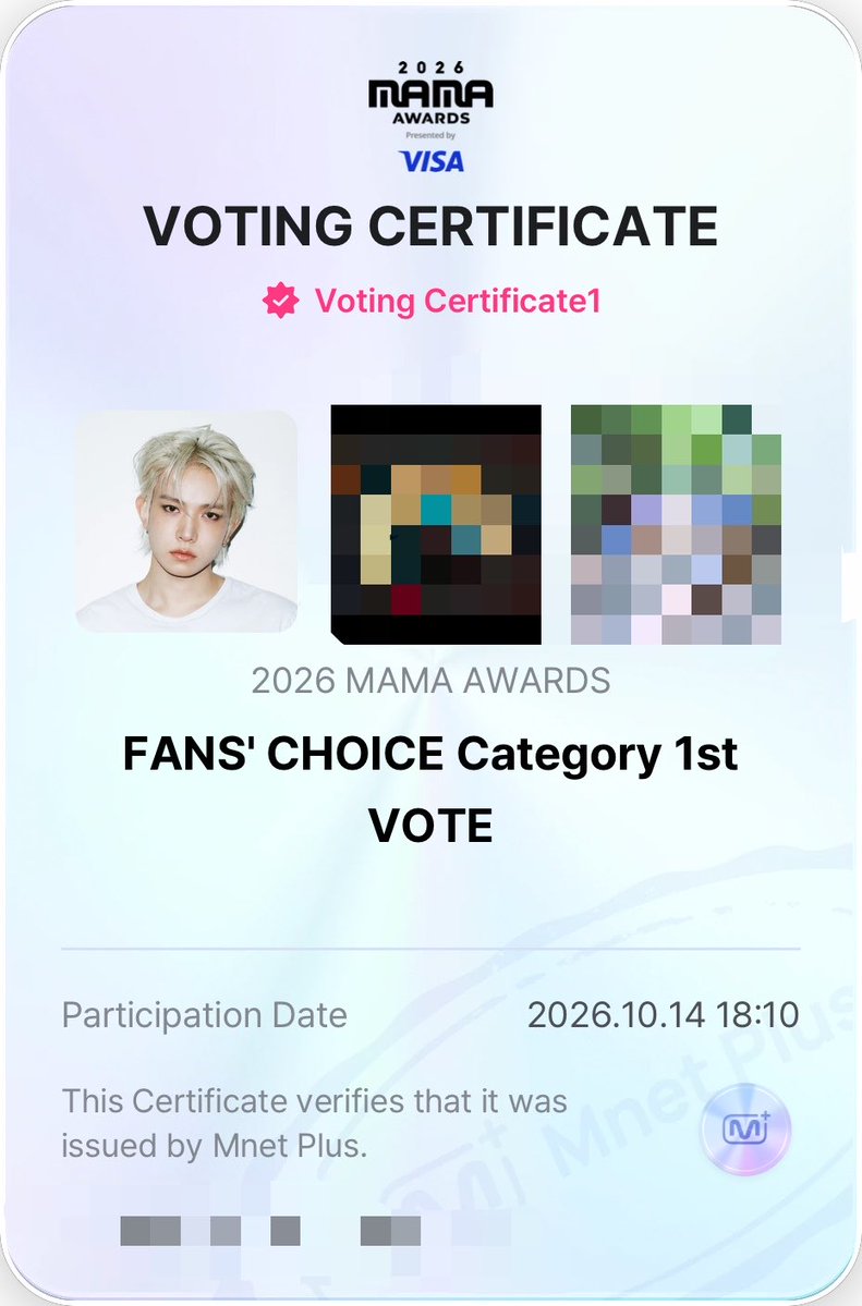 Hukar07's tweet photo. i vote for #EVAN on #2026MAMAVOTE https://t.co/Wk8KYWoGv3