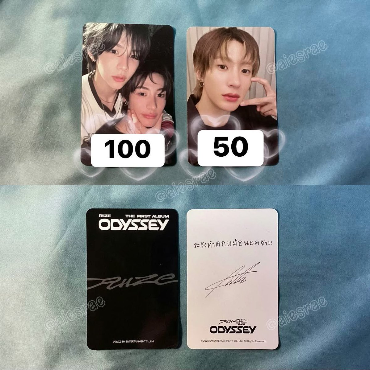 aiesrae's tweet photo. wts / พร้อมส่ง
การ์ด โชทาโร่ แอนตัน ตุ๋นมุก โชแอน 
📮35/40 รับคู่ส่งฟรี
รับจอง/ผ่อน ดูเพิ่มเติมได้คับ 🤍🤍
#ตลาดนัดriize #ตลาดนัดน้องข้าว https://t.co/o3Dg3lFFzr