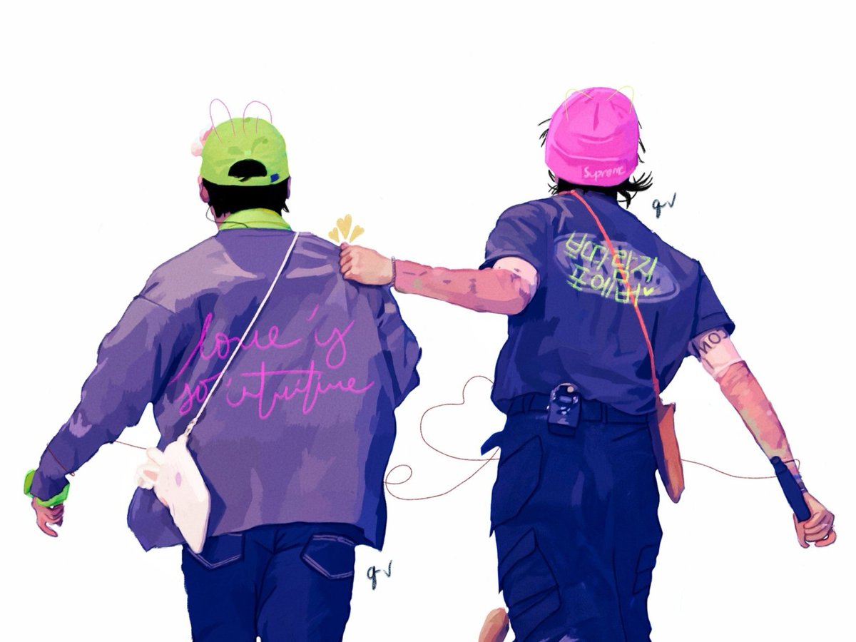 somesunng's tweet photo. love is so intuitive 💚🩷

#minsung #보따람지 #한밍 
#straykidsfanart #minsungfanart https://t.co/ti5hL9VIMO