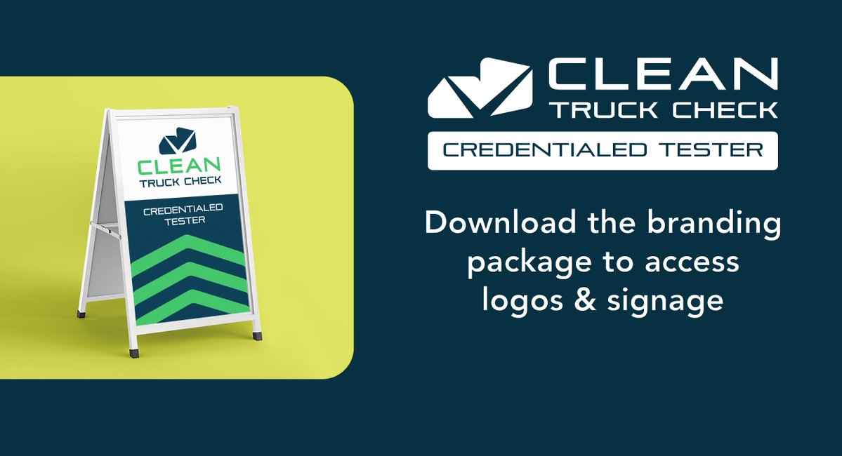 CARBTruckStop's tweet photo. Attention, Clean Truck Check Credentialed Testers: CARB offers images for testers to use. Download the branding package to use the Credentialed Tester logos for your signage.
https://t.co/nWdnSNnDPd https://t.co/IiiuToI9vK