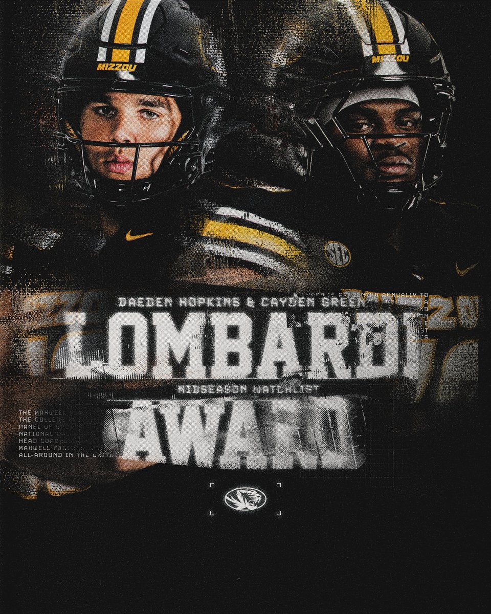 MizzouFootball's tweet photo. Both sides of the trenches. 💪

@LombardiAward https://t.co/wlJpMaslYV
