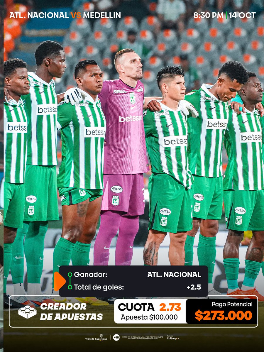 BetssonCo's tweet photo. ¡LLEGÓ EL DÍA DEL CLÁSICO! ✅ @nacionaloficial

Recibimos a nuestro rival de patio en un nuevo choque de Copa. Desliza para ver el recuerdo del día y la cuota exclusiva Betsson para hoy🔥

¡VAMOS VERDE!💚

➡️ Bono Bienvenida: https://t.co/tF4eYARnj1 https://t.co/R8UJVQuy1P