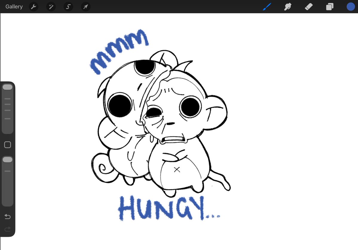 chumbymayaa's tweet photo. I like drawing silly monki https://t.co/rywJe62ZB6