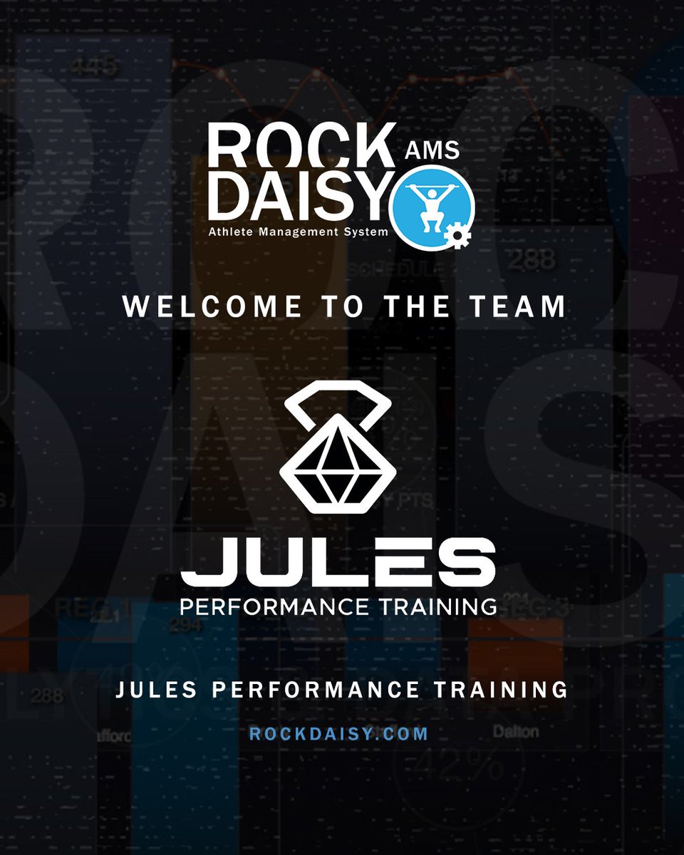RockDaisyAMS's tweet photo. 🔥 Appreciate the support from jules performance training

Using @RockDaisyAMS  to streamline athlete data collection, reporting, workouts, and deliver clear insights into athlete development.

Less time tracking. More time coaching. 💪

🔗 https://t.co/6cB53owwNp

#RockDaisy #SportsPerformance #AthleteDevelopment