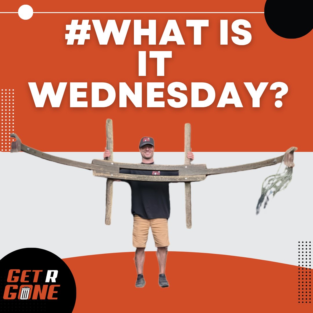 GetRGone's tweet photo. What exactly is Mike holding?

It's #WhatIsItWednesday, and this wooden find has us wondering what your best guess will be. Drop it below!

#GetRGone https://t.co/1BVpgZxLcL