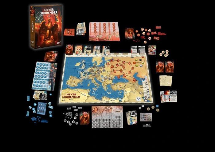 2d6Magazine's tweet photo. 📢 Actualidad 👇
🗺️ @doitgames1 prepara Never Surrender, de Fran Díaz. Segunda Guerra Mundial en Europa para 2 o 3 personas, con cartas, recursos y diplomacia. Prelanzamiento disponible en Kickstarter.
https://t.co/Yks1oLI7cf
#NeverSurrender #Wargames https://t.co/AANHMMVuAR