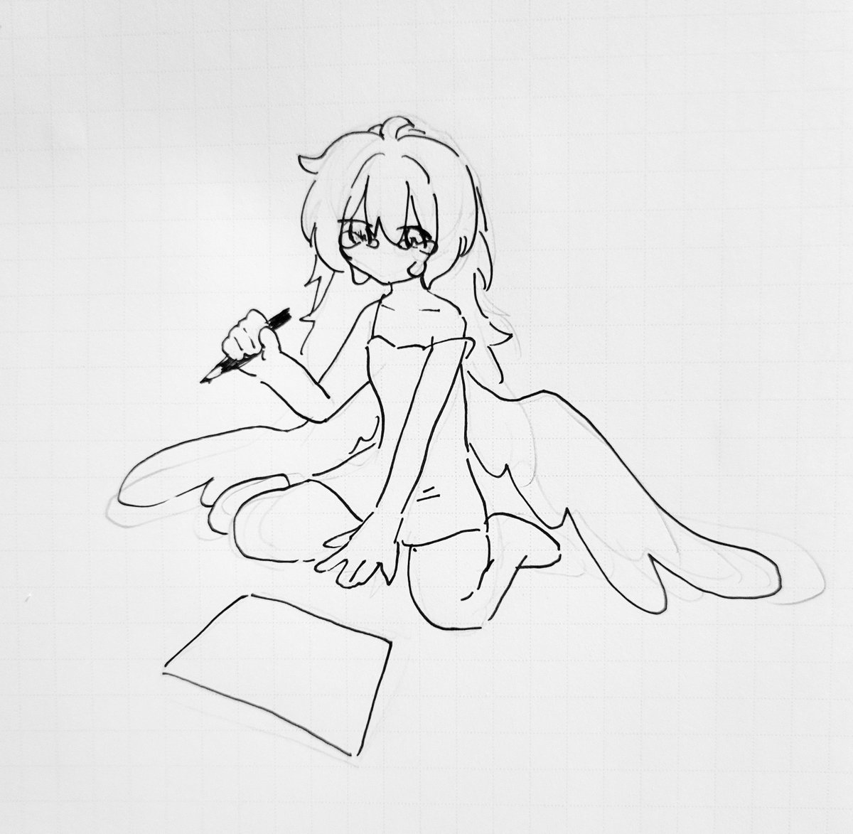 nekoponzu018's tweet photo. 落書き
絵が描けません https://t.co/F5VcsY4DH2