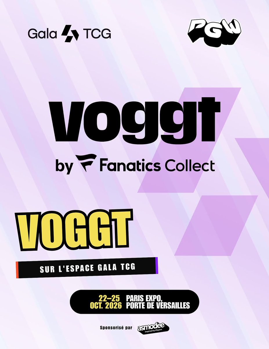 pokeitem_'s tweet photo. GIVEAWAY 🎁 

🎟 Voggt t'offre 2 places pour le Gala TCG de la Paris Games Week, samedi 24/10 : une pour toi, une pour ton pote

1️⃣ Like + RT
2️⃣ Follow @Voggt_fr et @pokeitem_
3️⃣ Tag en commentaire la personne avec qui t'iras à la @ParisGamesWeek

Tirage lundi 19/10 à 18h ⏰ https://t.co/l96H3FgPa4
