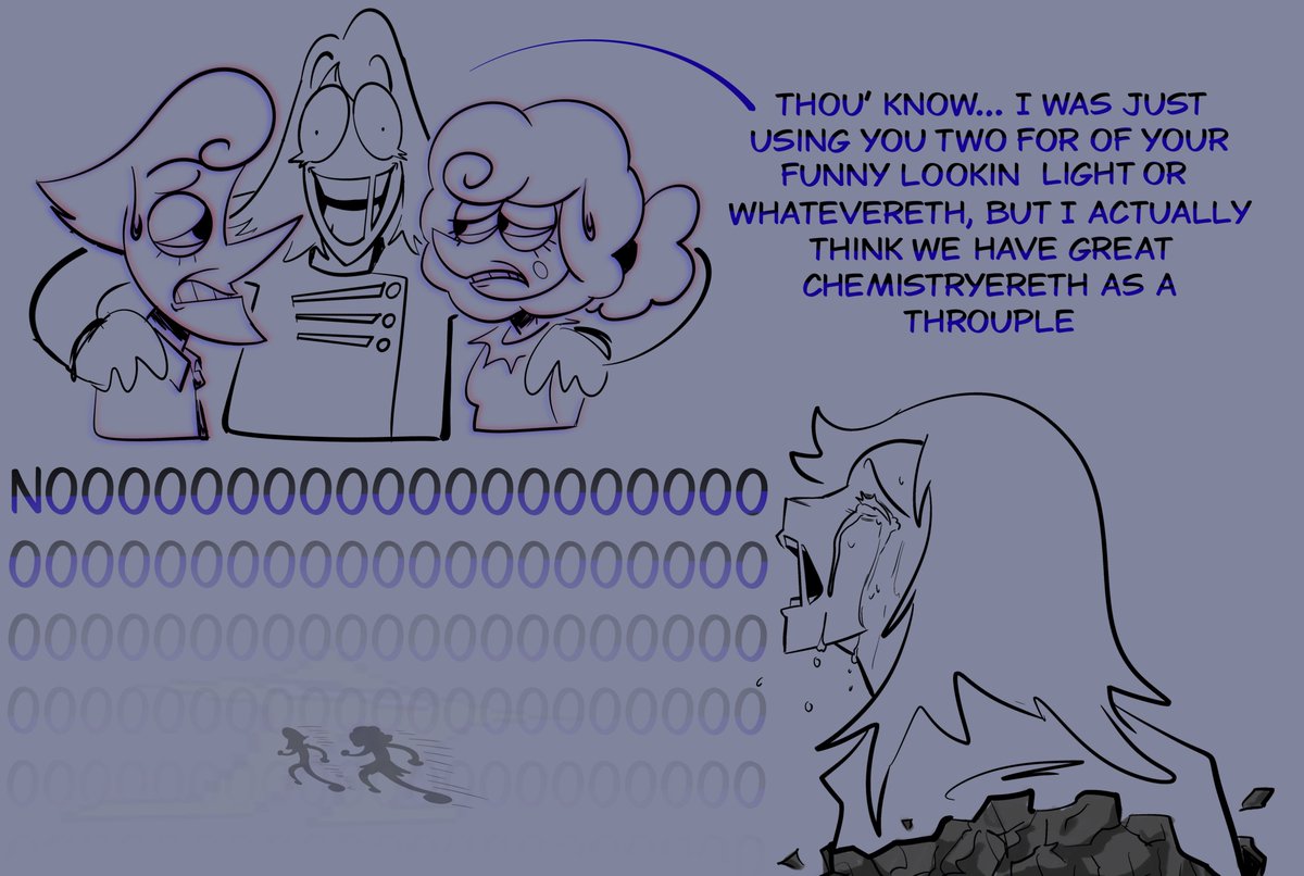 Frezy_Scribbles's tweet photo. Some Darkners like to... "Attach" themselves to other objects to prevent the petrification from other fountains, trying to assume a role in the dark world 

#deltarune #utdr https://t.co/S8AyR1aTQ8