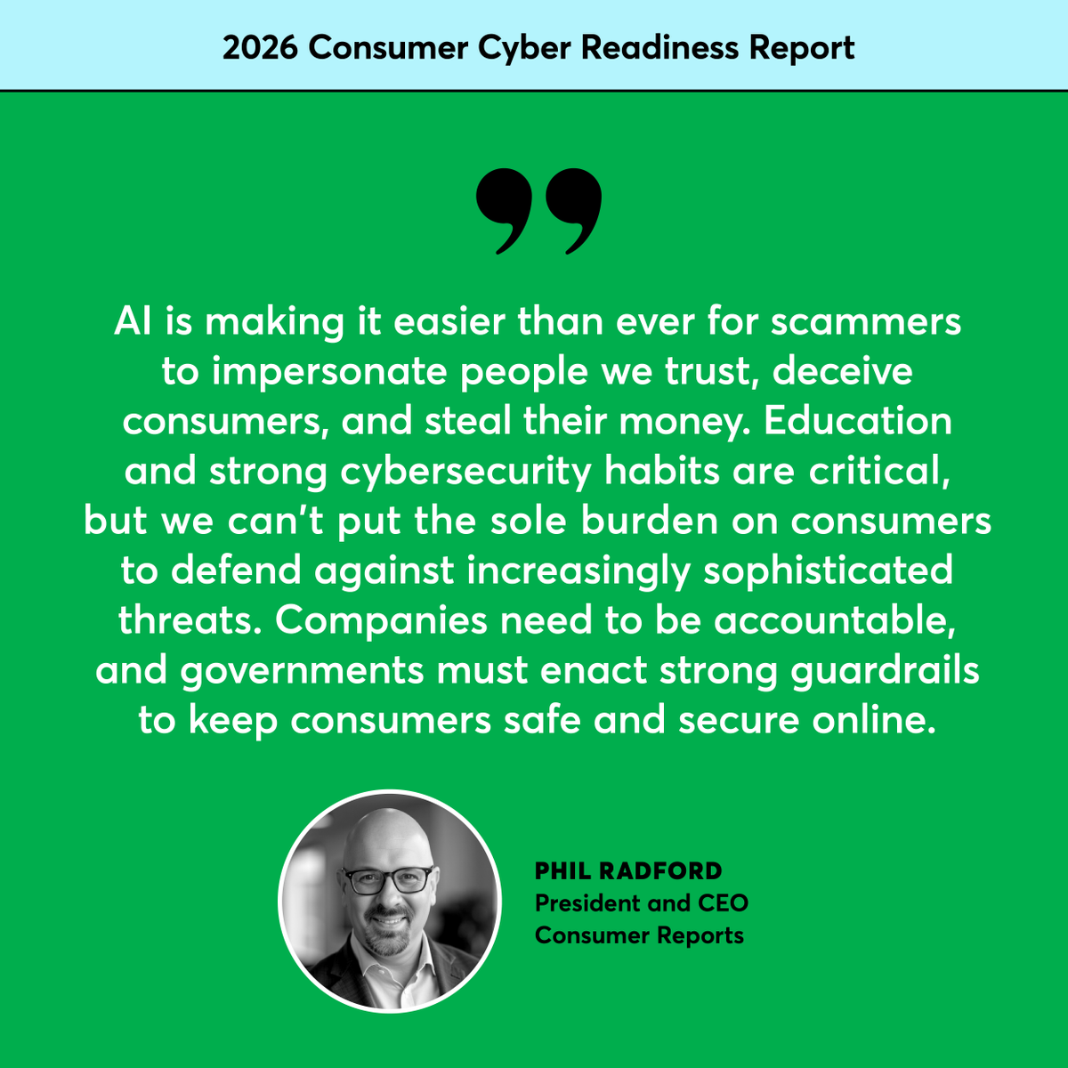ConsumerReports's tweet photo. As families are struggling with rising costs, scams are one more expense we can’t afford.

Check out the Consumer Cyber Readiness Report by @ConsumerReports, @AspenDigital, and @GlobalCyberAlln:
https://t.co/x7J3I2rPVR https://t.co/kn3VnEJo8H
