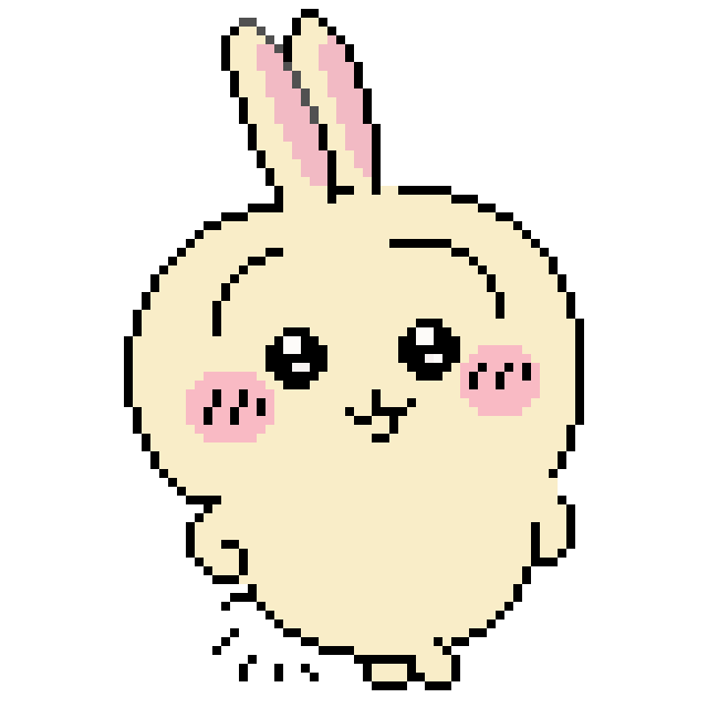 Basho_64's tweet photo. Pixel Usagi 🐰🎵

#chiikawa #1일1똥 https://t.co/Qnm5xS8RuR