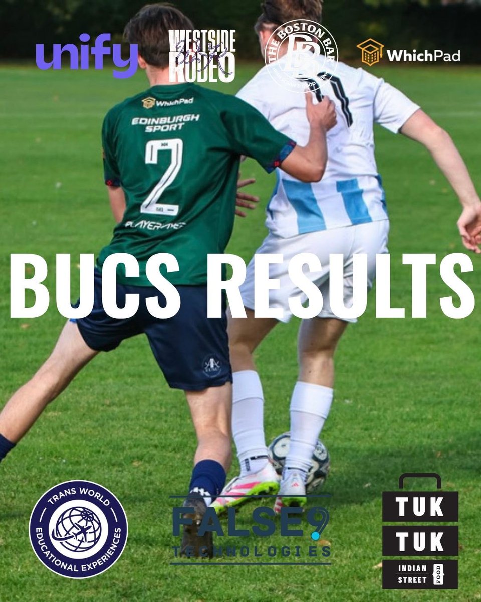 EdinburghUniAFC's tweet photo. Results ⚽️

The 5s carry on their form in BUCS with back to back wins whilst the 3s (20s) get their first win 🙌

The 2s narrowly miss out due to a last minute winner.

#OCOL💚💙 https://t.co/o9YAA0RSah