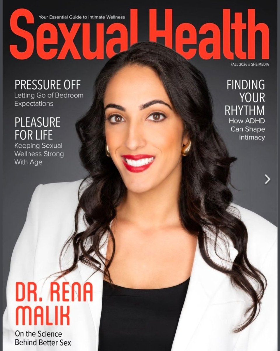 RenaMalikMD's tweet photo. Look mom, I'm a cover girl!

Honored to be featured by Sexual Health magazine this month. Never in a million years would I have ever guessed that somebody would put me on the cover.

It's thanks to all of you who've taken the time and interest to learn with me. Thank you! https://t.co/dp6LsIJQqA