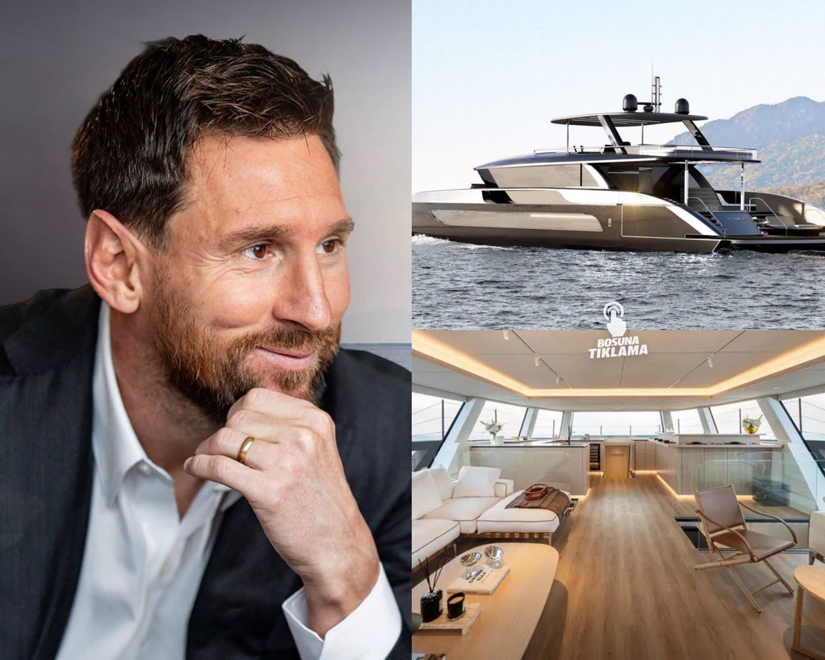 MotivacionesF's tweet photo. ¡¡EL AHORRADOR DEL AÑO!!

Lionel Messi tuvo que ahorrar durante TODO UN MES para comprarse un nuevo yate valorado en 9,5 MILLONES DE EUROS. 🛥️💰

¿Su salario? Según las cifras que circulan, gana alrededor de 6 MILLONES DE EUROS AL MES, sin contar sus contratos con marcas ni sus ingresos por publicidad.

¡¡POBRE MESSI, LE FALTÓ UN POQUITO!! 😂🐐