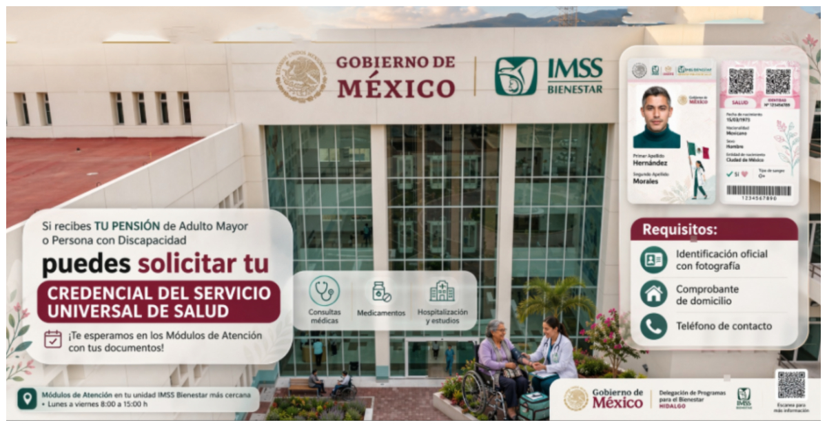 1ameth1's tweet photo. ¿Recibes pensión? Así puedes solicitar tu credencial para Servicio Universal de Salud https://t.co/mNR66zMwIq https://t.co/qpvpkHtYYY