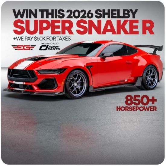 oldcarraffle's tweet photo. New car raffle: 2026 Shelby Super Snake-R Mustang plus $60,000 for Taxes
Benefits SHELBY DREAM GIVEAWAY
Drawing: November 11, 2026
Details, rules and tickets: https://t.co/KbMbCQtmYo
#CarRaffle #CarGuys #Shelby https://t.co/ZzkbNyFnaT