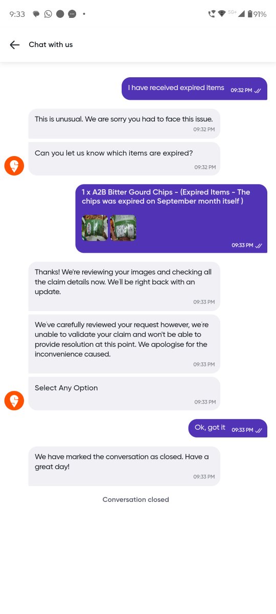 _Gow_tham's tweet photo. @SwiggyCares @Swiggy how it cannot be resolved you useless ,the product itself was expired a month ago how come you are not responsible for this . https://t.co/vNa6t8SXLt