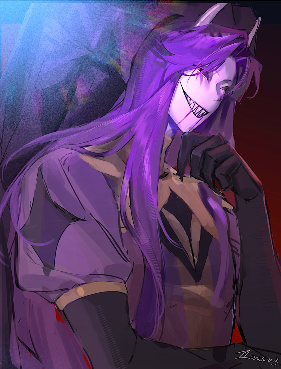 Blithe111z's tweet photo. 最近都没加班，可以画画真好😕😮‍💨
I really love Jester’s long hair #thefreakcircus https://t.co/tmuwLQwT4M