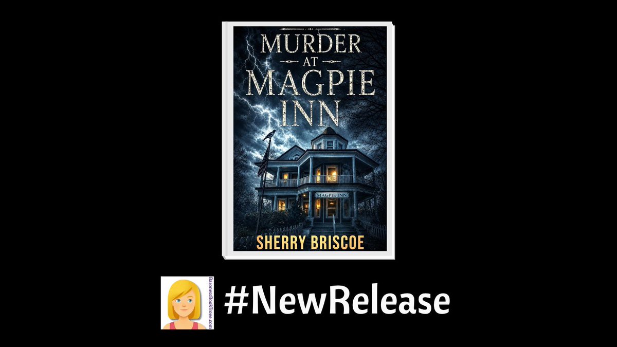 baronessbt1's tweet photo. Hello, here’s a new paranormal mystery called MURDER AT MAGPIE INN by Sherry Briscoe that is available now and it is the 1st book in the Off The Record series!

#paranormalmystery #OffTheRecord #book #newrelease #books #booklover #newbooks #bookdragons #booknerds #bookaholic https://t.co/NdRmmsLjvu