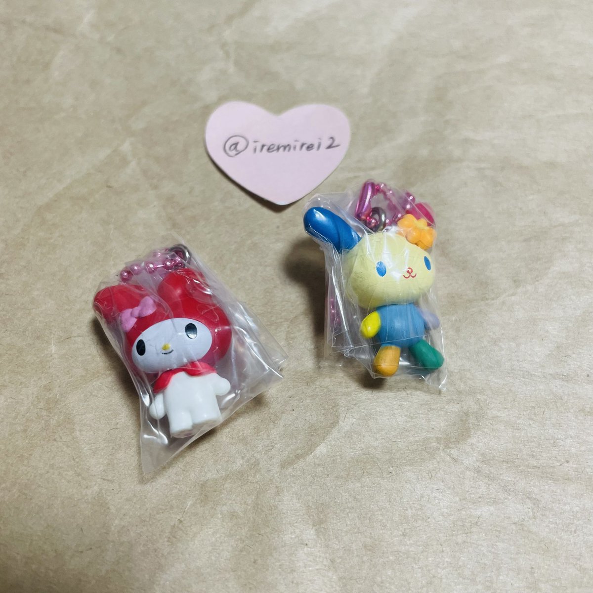 iremirei2's tweet photo. @ma_tan0panda こちらこそご返信いただきありがとうございます。
ぜひ当方のマイメロ・ウサハナ⇄まーたん様のキティと交換お願い致します！
お取引のためフォローさせていただきます。
宜しくお願い致します。 https://t.co/ylnBSPdJlS