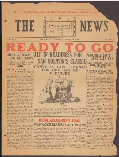 CAStateLibrary's tweet photo. An Archives Crawl Sneak Peek! The California Prison Press is one of our newest digital collections available online, featuring prison periodicals made by incarcerated individuals in state prisons btwn 1915-1991

View it online https://t.co/Q1SLKKodqs OR in-person on Oct 17 https://t.co/xbcx61tu4c