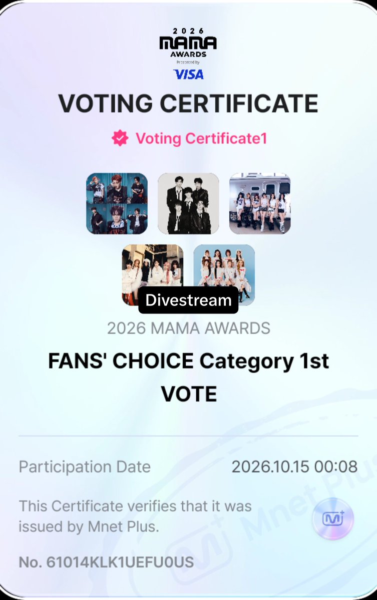 divestream_'s tweet photo. [📢] DAY 4 - MAMA Fan's Choice Voting 

Vote for IVE and our Collab artists
Female Group: BABYMONSTER, Hearts2Hearts
Male Group: NCT Dream,Zerobaseone
KCON-ZB1 

🎯500 Proofs Daily

Reply with your voting proofs OR
upload on our GDRIVE link ⤵️ 

Use the tags:
#IVE #2026MAMAVOTE https://t.co/vPCeaL7JKS