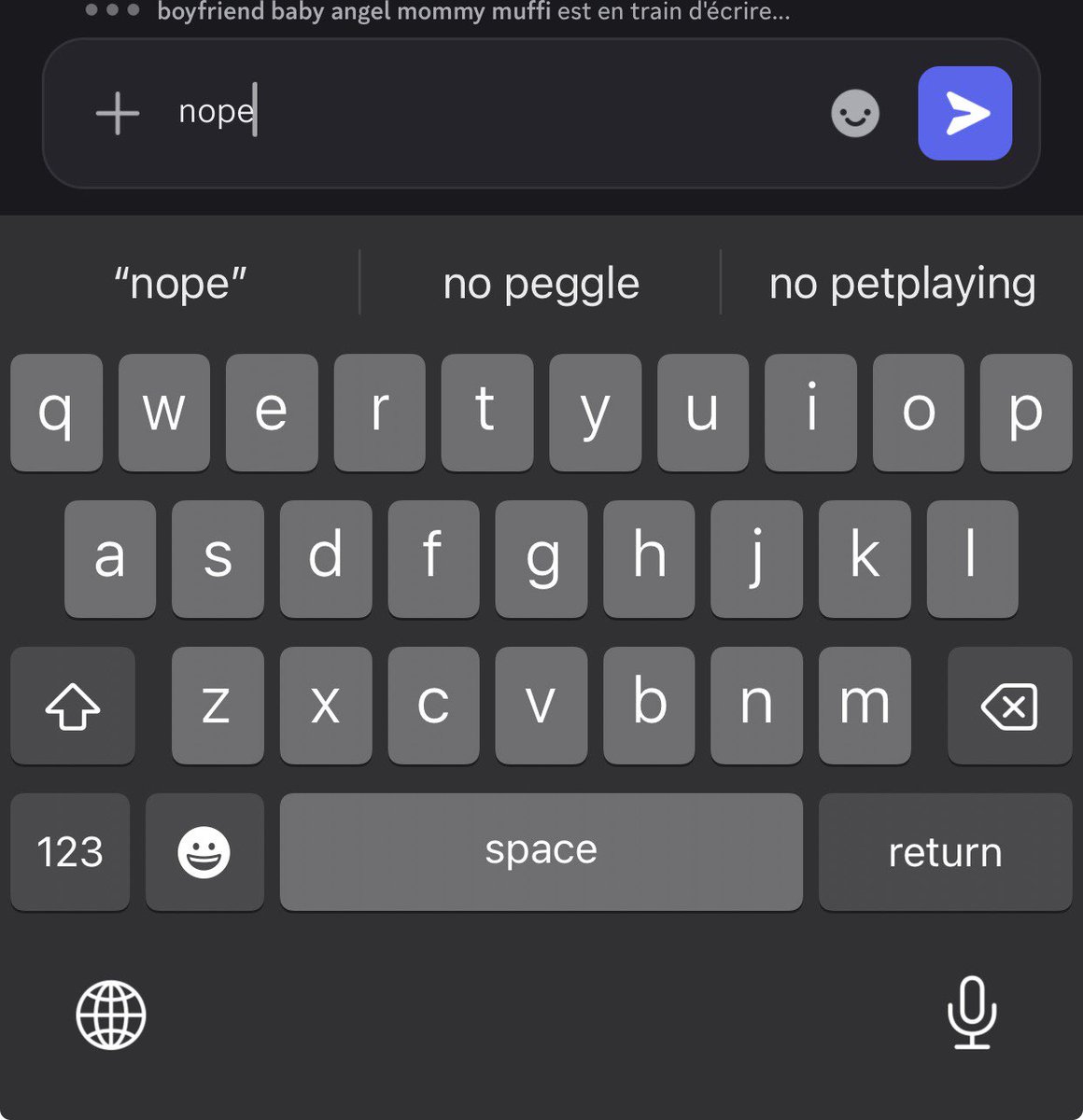 andytarded's tweet photo. autocorrect suggestions from hell https://t.co/zzL8ExJJjC