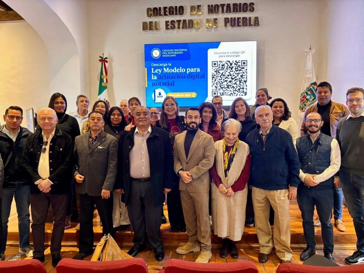 EnlaceSensei's tweet photo. Colegio de Notarios de Puebla participa en la Décima Sesión del Curso de Actualización Notarial 2026

https://t.co/1OLR1H618V https://t.co/ZHoI6f0VW0