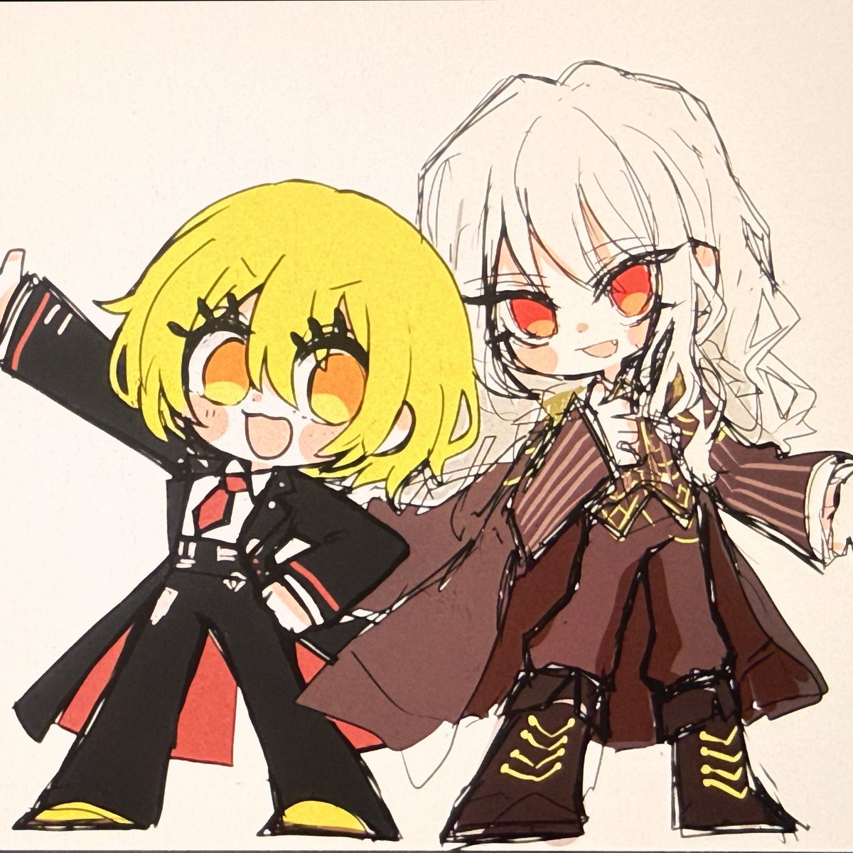 3h800's tweet photo. ラクガキ始まってマズい、ので寝る https://t.co/SainMoKhF8