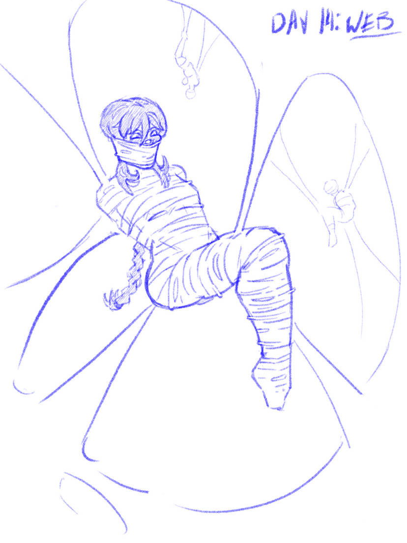 Mountainy1819's tweet photo. Kinktober 2026 day 14: web https://t.co/O8IhfBTIOG