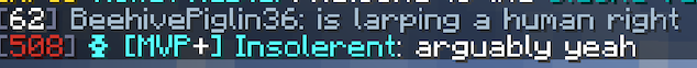 sequellaaaa's tweet photo. some real philosophers on the hypixel skyblock server https://t.co/C1sgwJXF4D