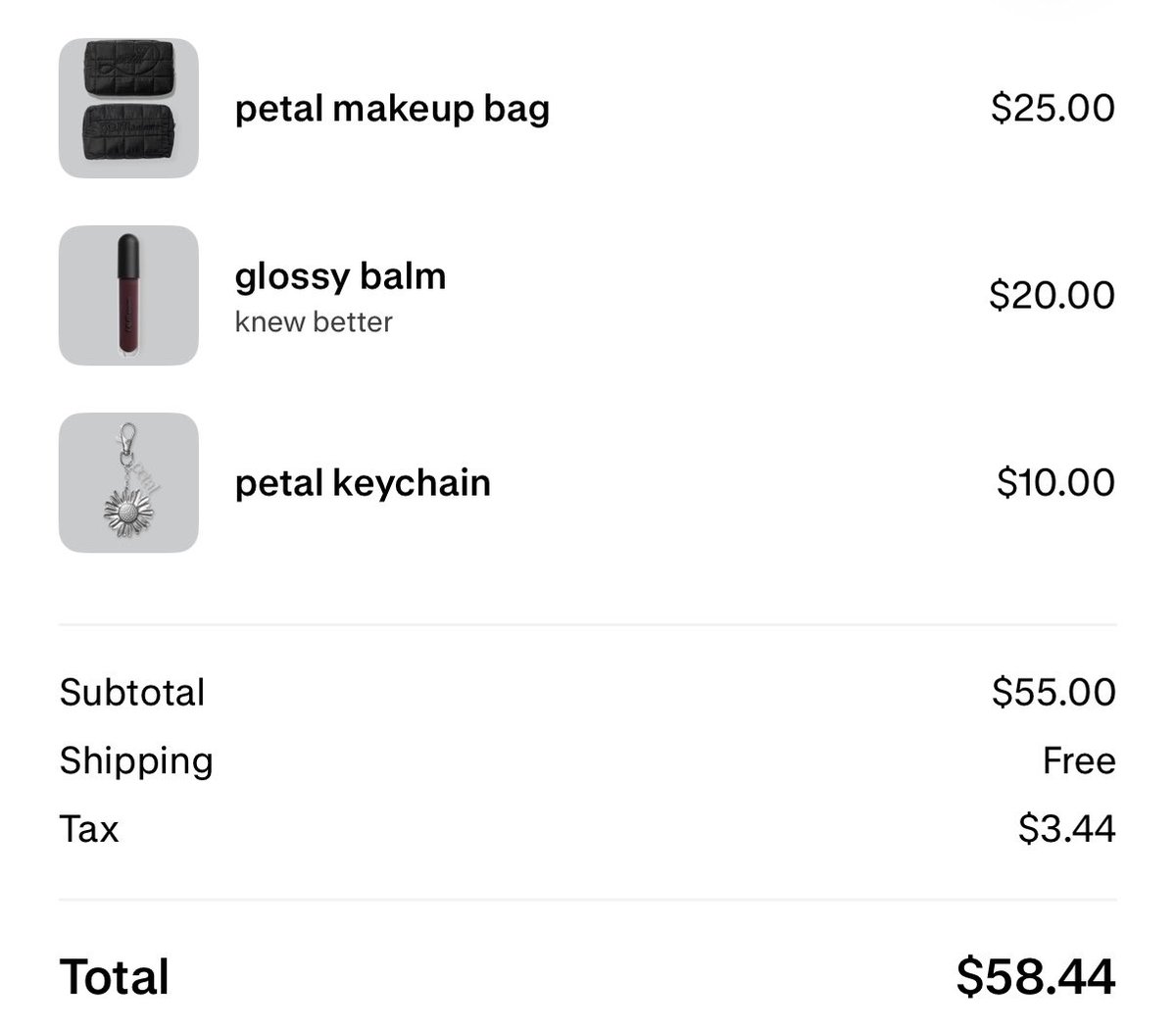 sun_ndmoon420's tweet photo. @g1rlinthebubble @kbyefornow @jordynceIeste 🥹 this why i love this community so much! got my makeup bag &amp; petal charm (+ a glossy balm for free shipping 🤭) thanks to u lovely ppl &amp; @satordinary 😌🤍 so happy rn! https://t.co/YJfP7BVkix