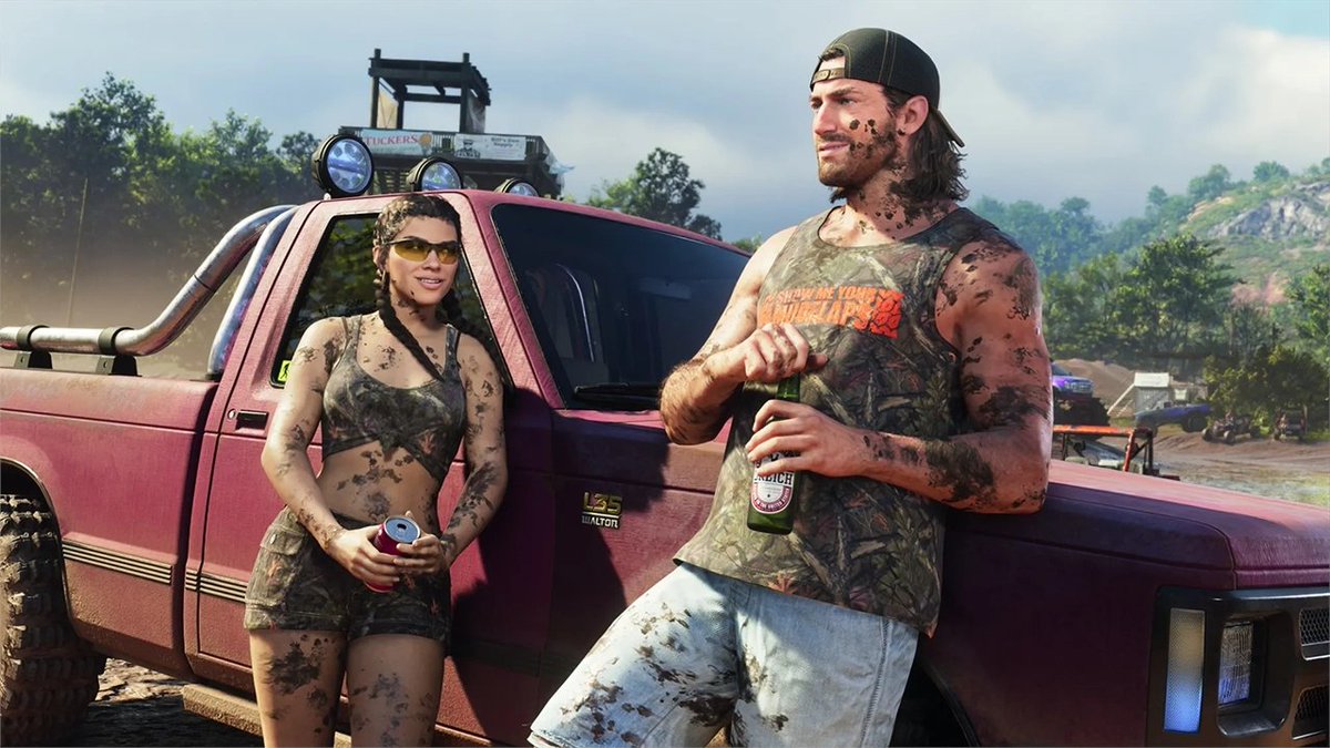bbrYan010's tweet photo. 2 new #gtavı  screenshots from Jason and Lucia in Schreier's Bloomberg article. 

This is the article: https://t.co/JQg9QTKoVi https://t.co/eTjThy68l5