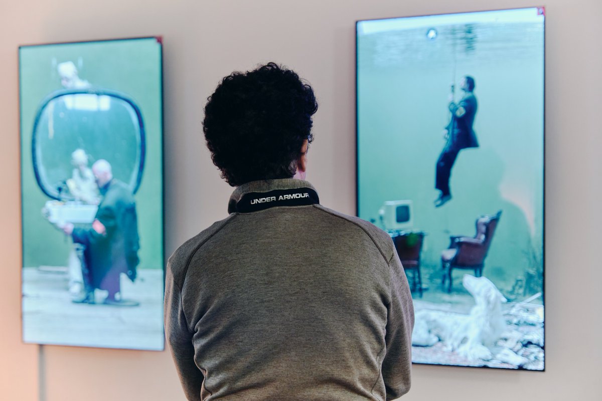 g0naji's tweet photo. Opening night, Tender Heresy at HyperMedia
MAM // Media Art Museum, Rome

Presented by @Insula_Roma 
With @domvsnfts , @satyrusNFTs  and @Romenewmedia 🙏 https://t.co/i6Hqh5xzoY