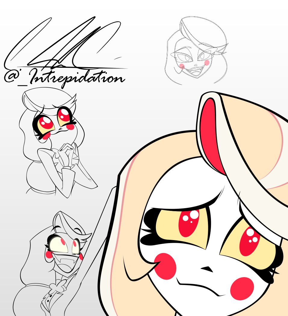 _Intrepidation's tweet photo. Something special I'm working on to give Erika Henningsen at #RICC next month ❤️

#CharlieMorningstar #HazbinhHotelFanart #HazbinHotel #HazbinHotelCharlie #Charlie #Fanart https://t.co/WFcdsJA1V0