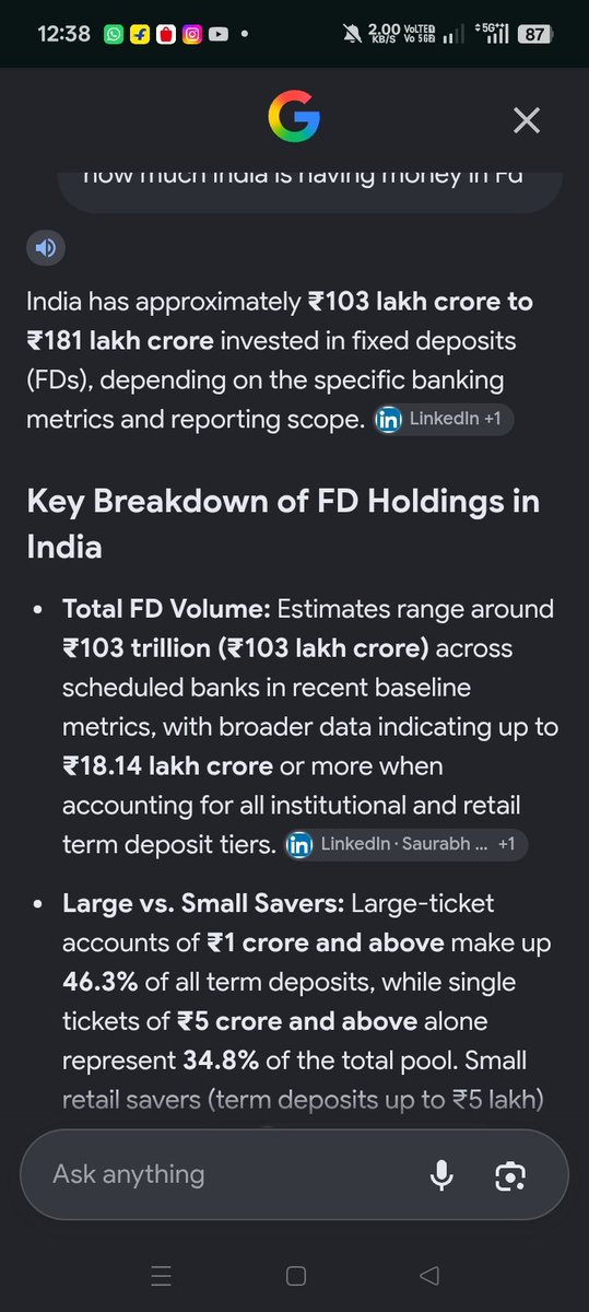 vinod815298's tweet photo. As Modi Govt eyed over FD's having of 181 lakh crores and there by giving huge loans for them at cheaper rates and also to give Huge Write off as to build  Corporates Wealth and as to compensate Huge Write off for Corporates this Modi Govt made giving Cheaper loans https://t.co/oc6utPgQCt