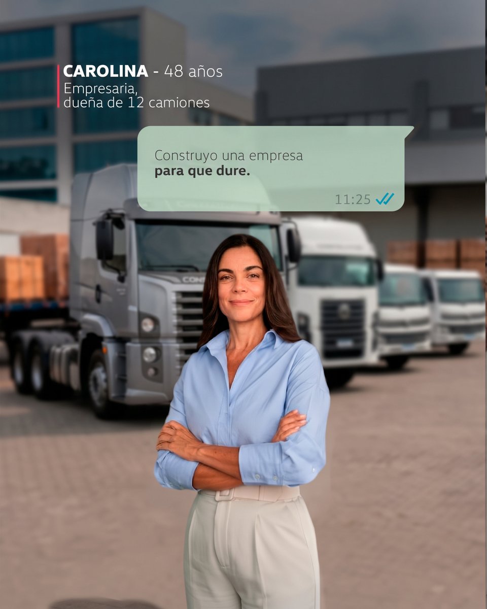 VWMANTruckBus's tweet photo. Carolina no tiene dudas, el mantenimiento de su flota y su chequeo anual son inversiones que no se negocian. Este Octubre Rosa, Volkswagen Camiones y Buses te recuerda que agendes el turno para tus controles, porque la prevención es el motor de tu futuro.
#OctubreRosa #VWTB https://t.co/Dx5m3We8DZ