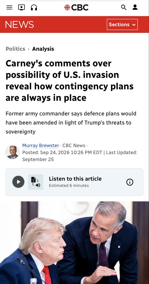 mozobi's tweet photo. Growing fears of #US invasion to #Canadá after #MidtermsElections for @POTUS to complete the arch towards the #NorthArctic and #51State
@SecWar @USArmy @VP @PressSec https://t.co/nki1bNdP9v