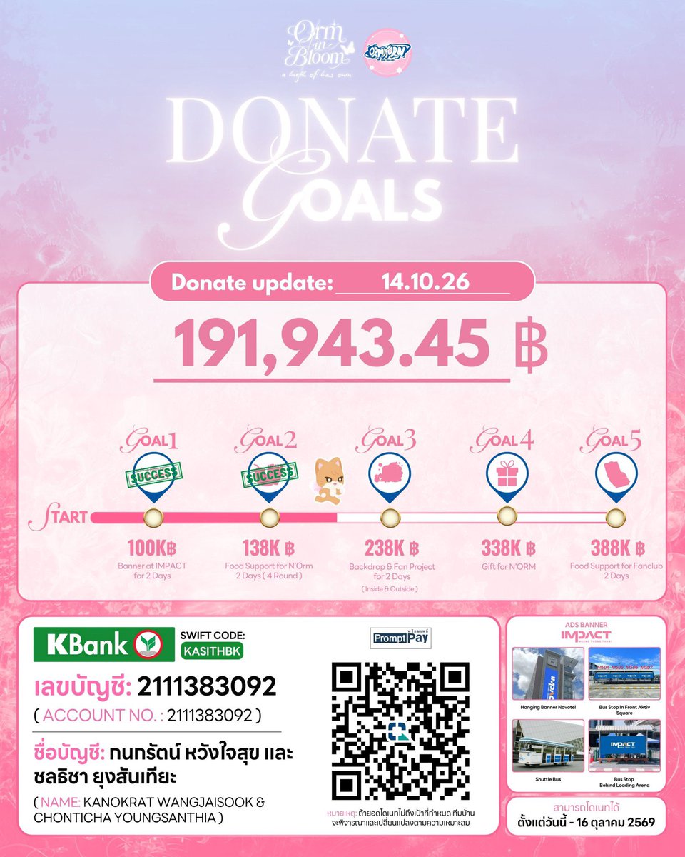 mewmew14907's tweet photo. ป้าม่วง ด้อมสุลต่าน ขอคนละ 38 บาทจ้า โดเนทเข้าบ้านพี่หลิงน้องออม ยอดยังไม่ถึงเป้านะคะคนละนิดละหน่อย ช่วยๆกัน ตอนนี้มาช่วยบ้านเดี่ยวกัน
#หลิงหลิงคอง #ออมกรณ์นภัส‌ https://t.co/wcPtvvI1eD