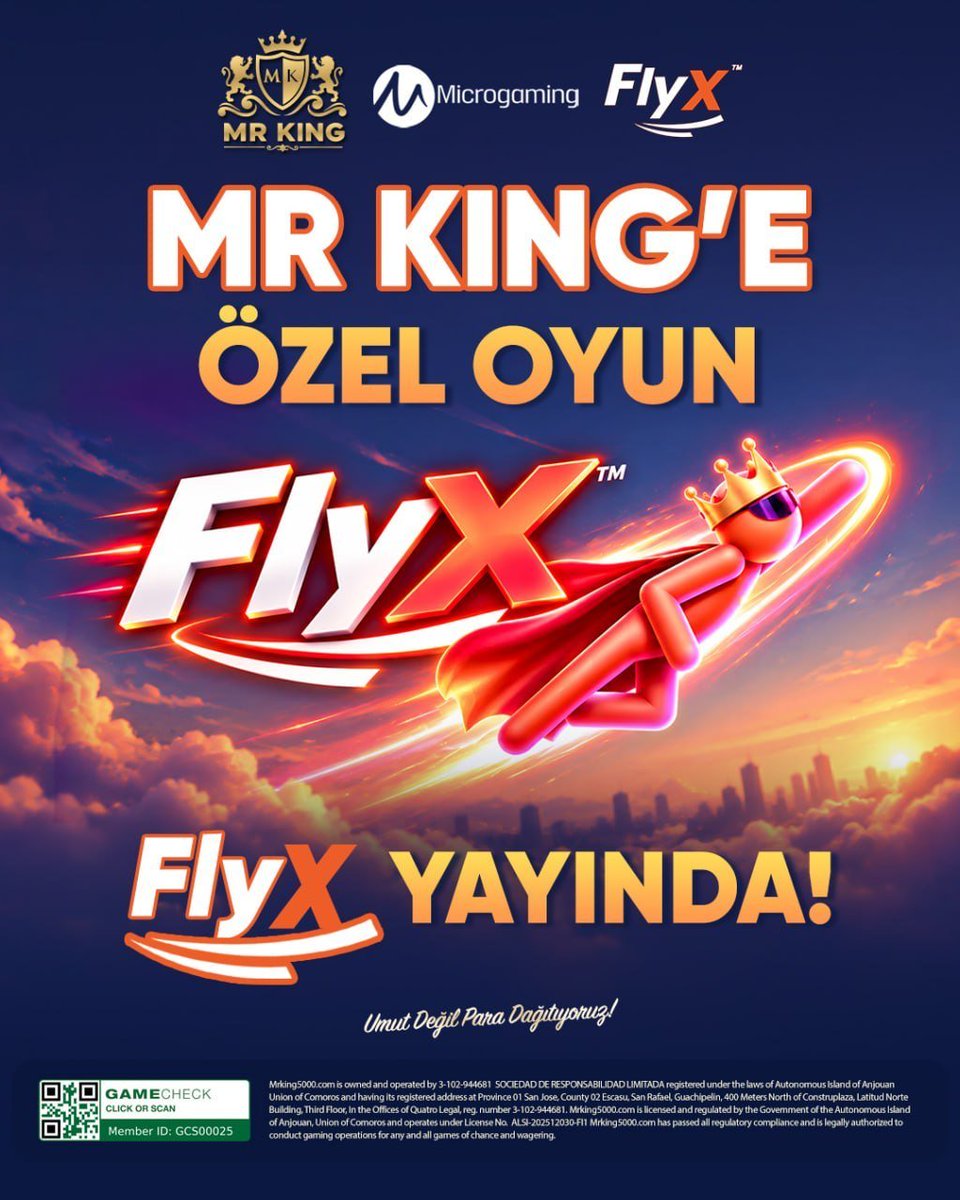 DuggyNiems's tweet photo. 🚀 MR KING’E ÖZEL FLYX HEYECANI BAŞLADI!🚀 

🪐 Gökyüzüne uzanan bu heyecanı keşfetmeye hazır mısın?
👉 Hemen Mr King’e giriş yap, FlyX’i keşfet!

👉 https://t.co/IryNz6MdVg

#Mrking #MrkingGiriş https://t.co/lvvdJxEW1E