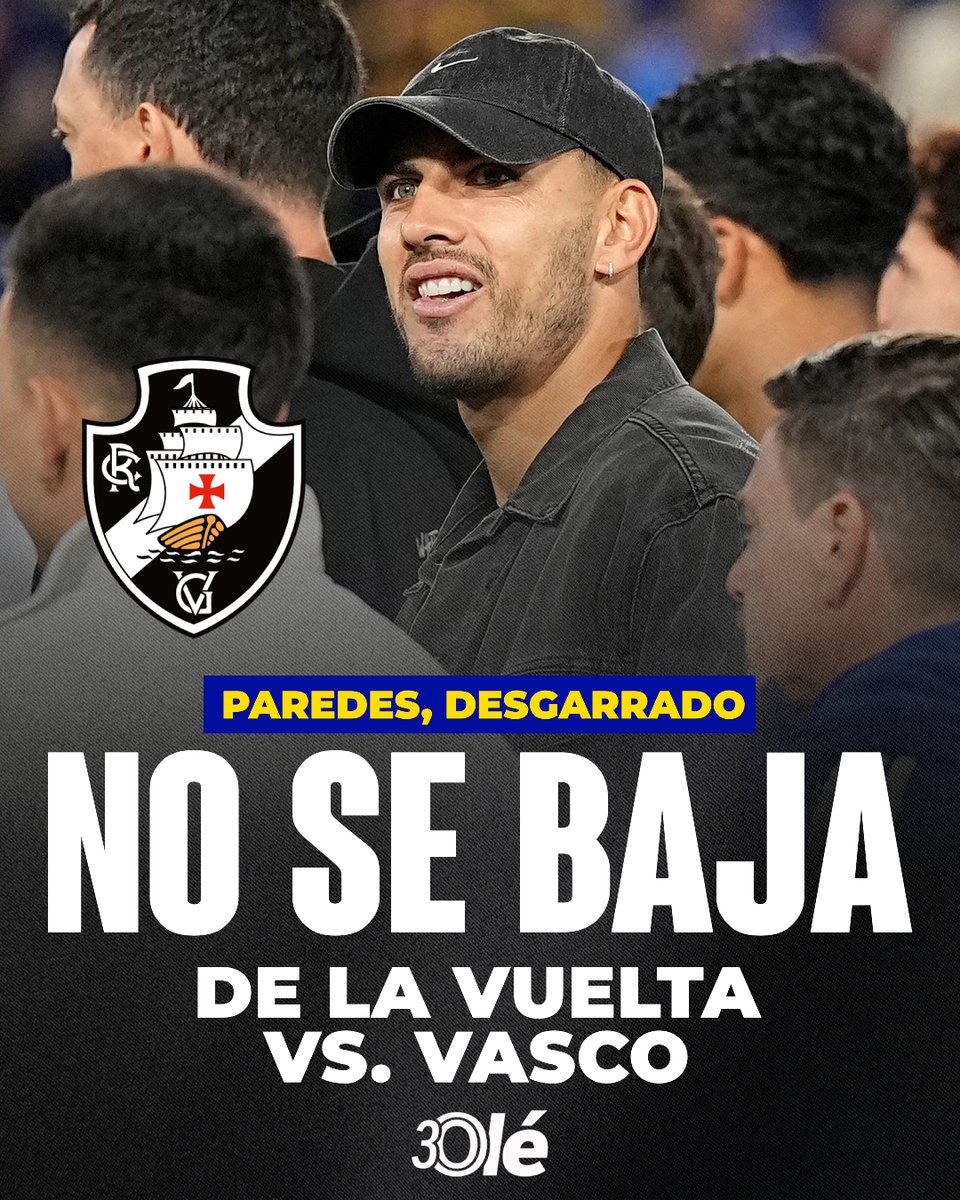 DiarioOle's tweet photo. EL CAPITÁN NO SE BAJA DE LA VUELTA ⚠️🇧🇷

🏥 Con un desgarro grado II en el isquiotibial, Leandro Paredes hará TODO LO POSIBLE para poder decir presente en la revancha ante Vasco da Gama en Brasil

⌛️ Ya arrancó con un tratamiento especial con plasma, para acelerar los tiempos

‼️ La segunda semifinal será apenas 11 DÍAS DESPUÉS de haber sufrido la lesión