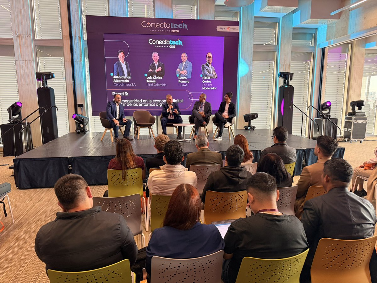 CCIT_'s tweet photo. Proteger la información ya no es una opción, es una necesidad que las empresas deben implementar, la #ciberseguridad es necesaria para proteger los activos digitales  en #Conectatech2026 los invitamos a seguir esta charla a continuación 

https://t.co/7srRz9hI3p https://t.co/BTrAbBAC8e