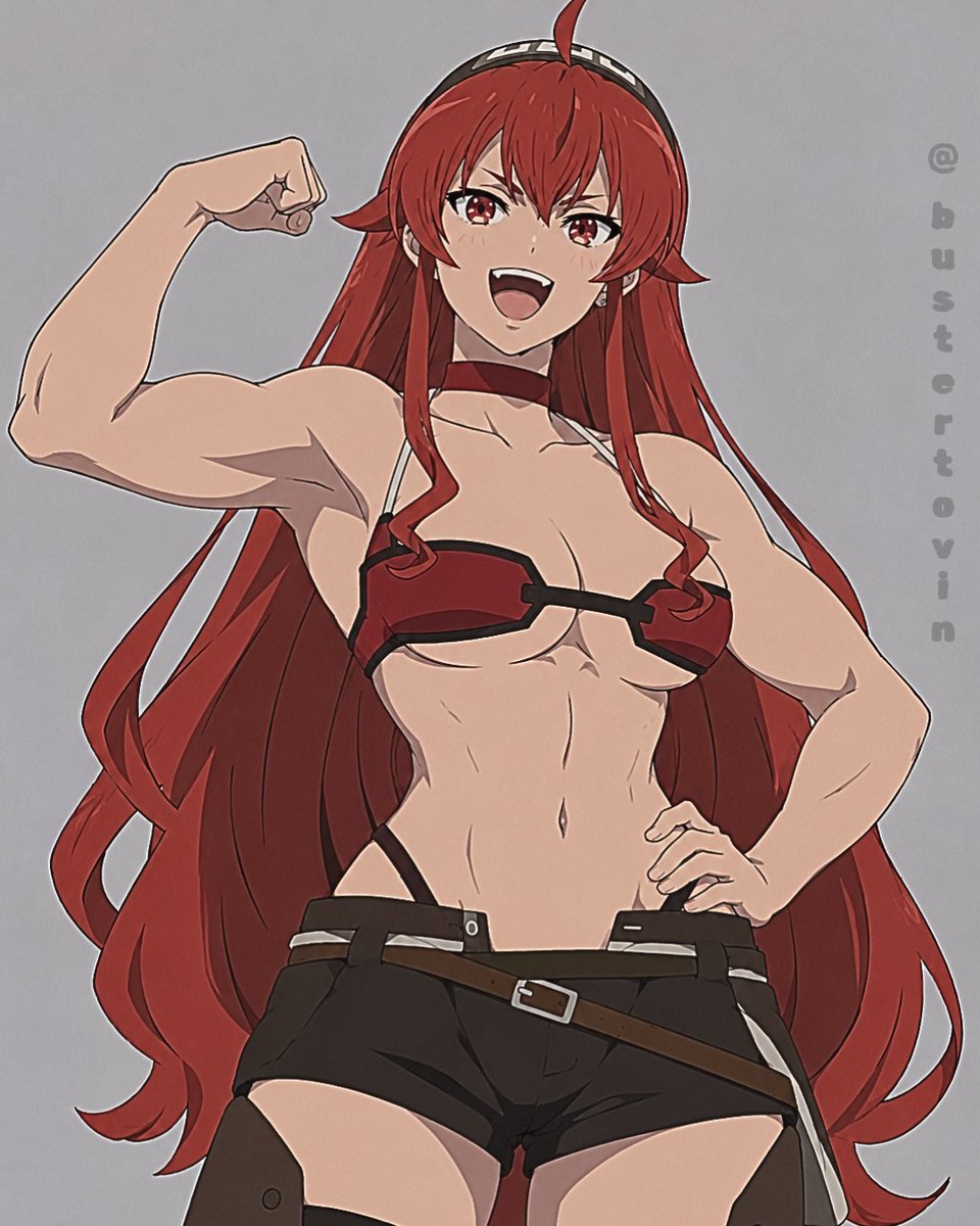 bustertovin's tweet photo. Eris always pays attention during Ghislaine's classes on how to look and become a sword warrior

#無職転生 [Mushoku Tensei] https://t.co/mAuOSBA379