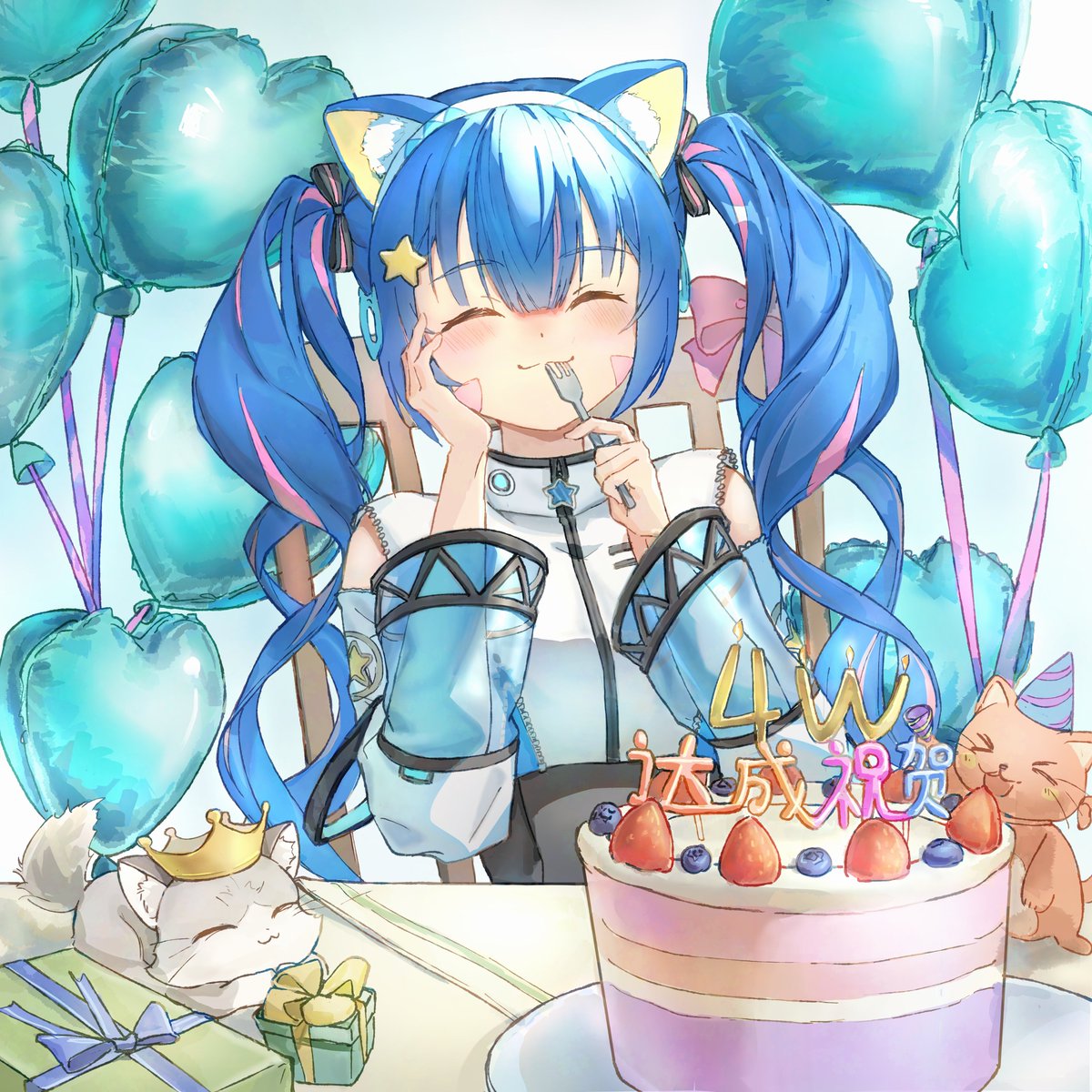 TJY_Elliott's tweet photo. @MilkyVtuber ビリビリフォロワー 5 万人突破おめでとうございます！ このイラストは元々みるきぃの 4 万人突破記念に描いていたものなんですが、描き終わる前にもう 5 万人に到達しちゃってました wwww 5 万人記念のお祝いイラストも後ほどちゃんとプレゼントしますね (●'◡'●)
#みるきぃ https://t.co/I9JhtwQBbU