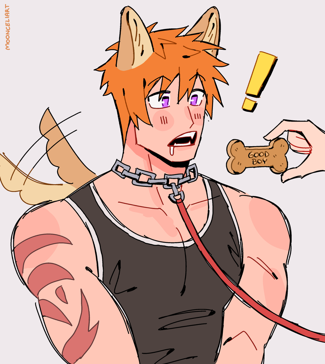 MoonceliArt's tweet photo. Doggo boy 🐶

#obeymefanart #obeymebeelzebub https://t.co/rl46xxycjP