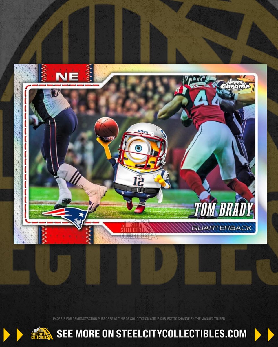 SCCTradingCards's tweet photo. Here's your FIRST LOOK at some of the cards in 2026 Topps Chrome Football — 🔗 below!