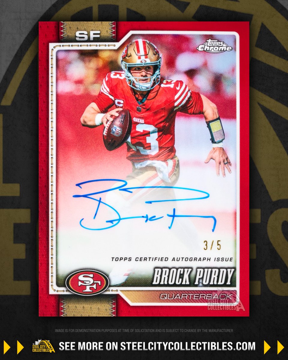 SCCTradingCards's tweet photo. Here's your FIRST LOOK at some of the cards in 2026 Topps Chrome Football — 🔗 below!