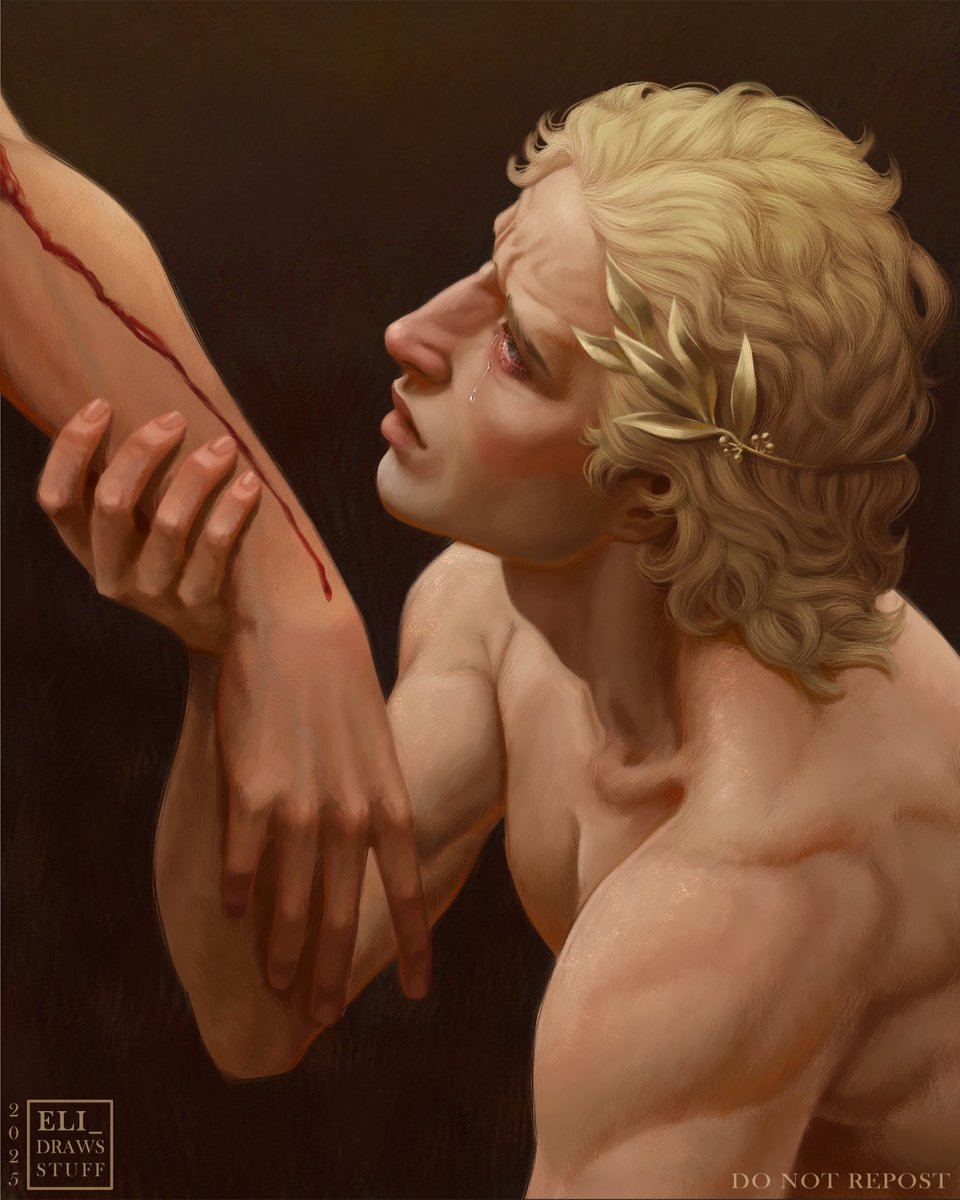 Eli_drawsstuff's tweet photo. "I would know him in death..."

#Patrochilles #TheSongofAchilles https://t.co/bBabyUI2ep