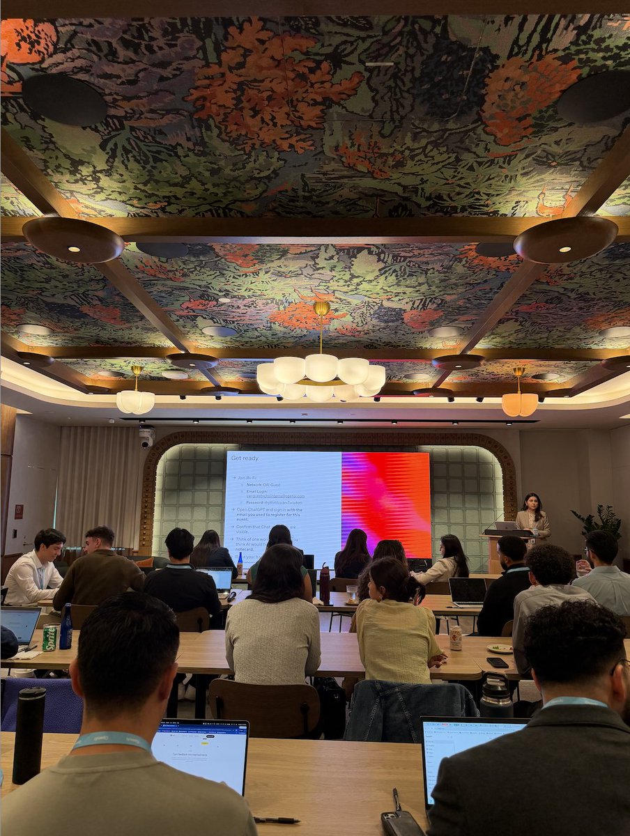 CHCI's tweet photo. Thank you @OpenAI for an amazing visit with our 2026 Fall Congressional Interns! From ChatGPT basics and responsible use to policy research and constituent communication, “From Prompt to Practice” gave them real AI skills for public service. #CHCI https://t.co/SrJRhRGdab