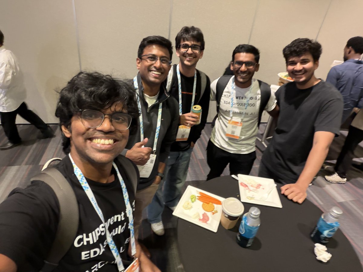 HariAyapps's tweet photo. Some of the AI chip design nerds at Semicon #SEMICONWest

@RithikWasHere @kevingubbi @naveen_venk @RahulBhagwat01 https://t.co/8VjACxb6xS